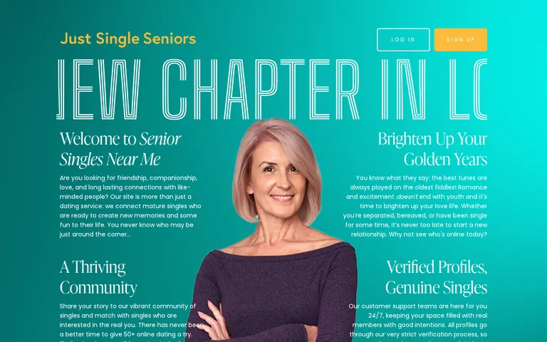Just Single Seniors logo